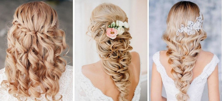 (+210 photos) Coiffures de mariage avec frange