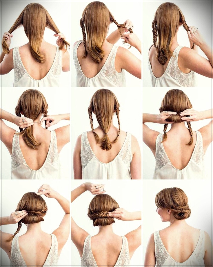 Coiffures topiques simples pour les cheveux paresseux moyens à longs