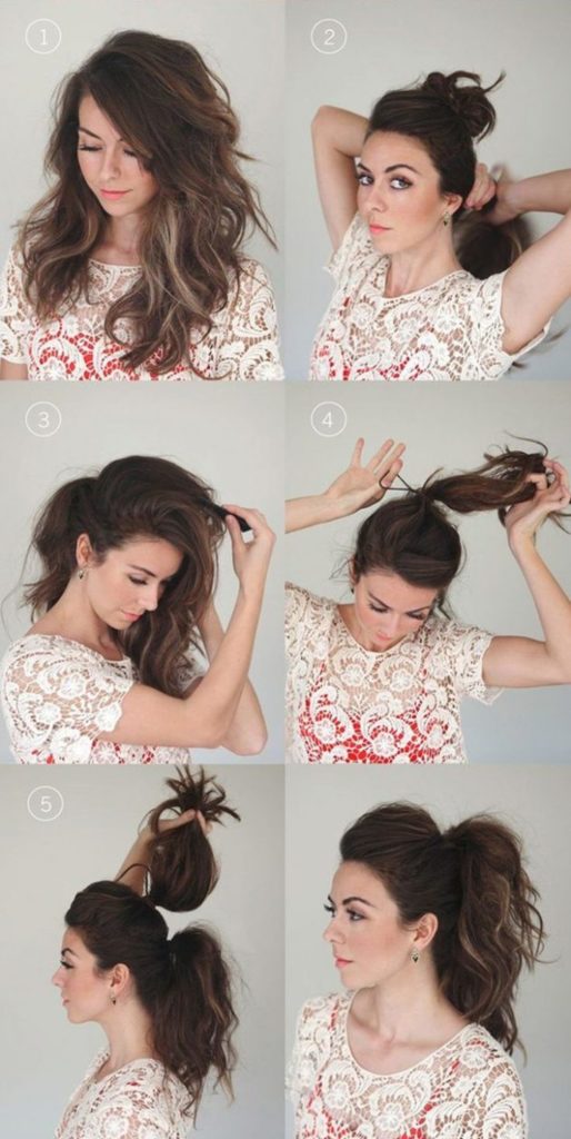 Coiffures topiques simples pour les cheveux paresseux moyens à longs