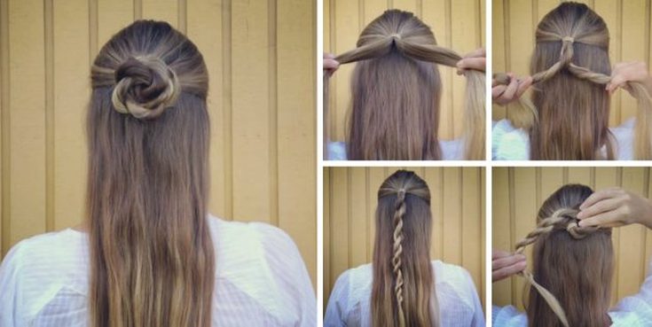 Coiffures topiques simples pour les cheveux paresseux moyens à longs