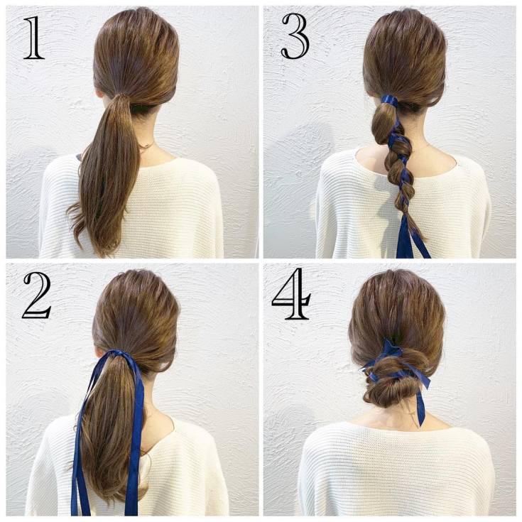Coiffures topiques simples pour les cheveux paresseux moyens à longs