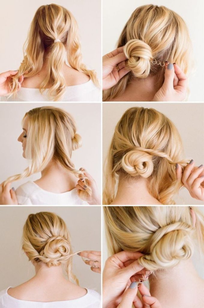 Coiffures topiques simples pour les cheveux paresseux moyens à longs