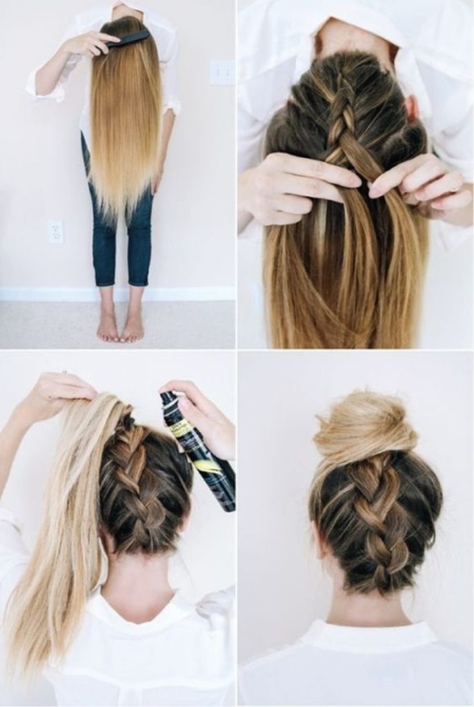 Coiffures topiques simples pour les cheveux paresseux moyens à longs