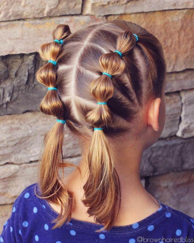 Coiffures faciles pour vous-même en 5 minutes pour les cheveux mi-longs à l'école