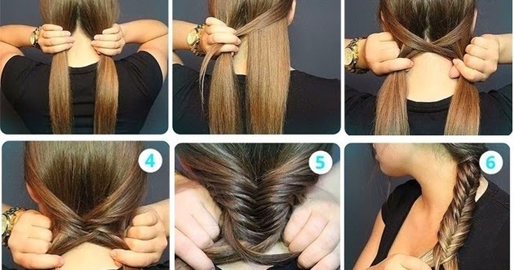 Coiffures faciles pour vous-même en 5 minutes pour les cheveux mi-longs à l'école