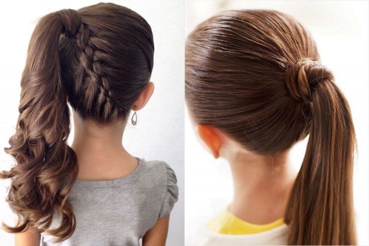 Coiffures faciles pour vous-même en 5 minutes pour les cheveux mi-longs à l'école