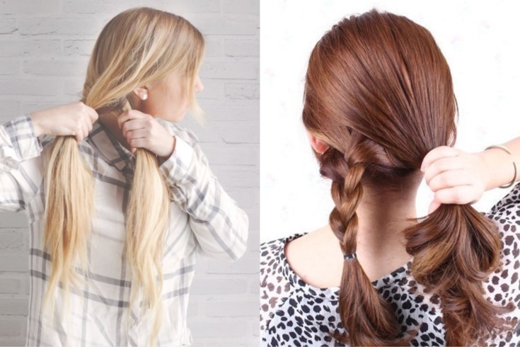 Coiffures faciles pour vous-même en 5 minutes pour les cheveux mi-longs à l'école