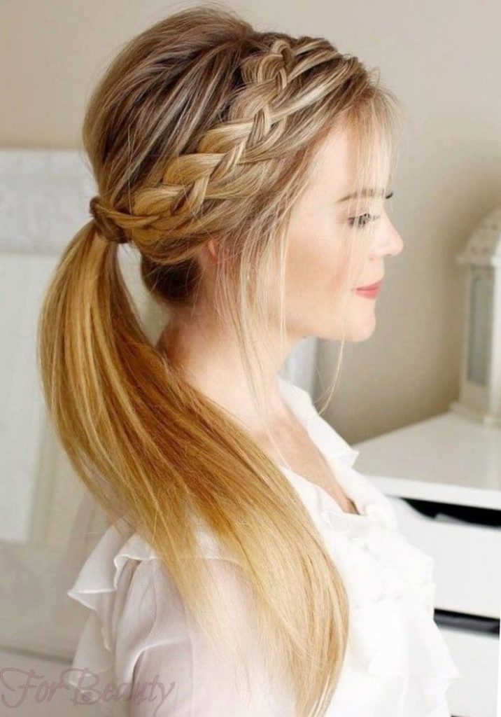 Coiffures faciles pour vous-même en 5 minutes pour les cheveux mi-longs à l'école