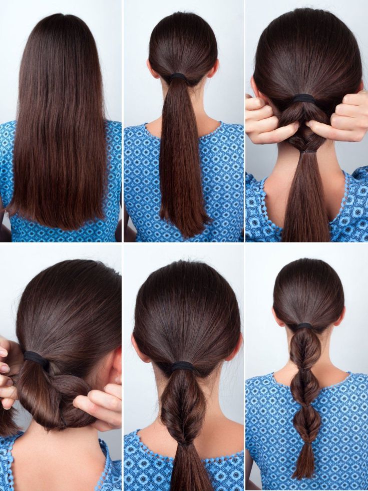 Coiffures faciles pour vous-même en 5 minutes pour les cheveux mi-longs à l'école