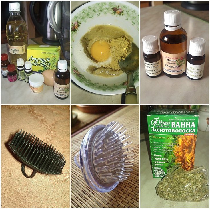Masques à la moutarde pour la chute des cheveux