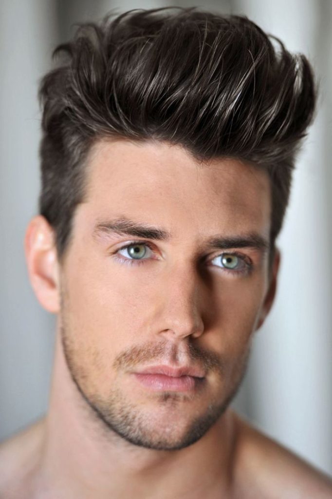 (+120 photos) Coiffures homme pour un visage allongé