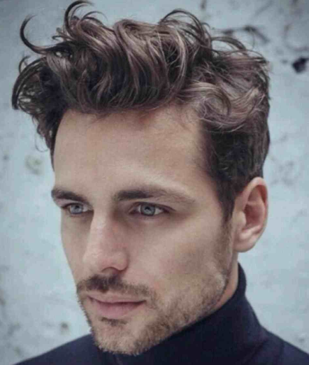 (+120 photos) Coiffures homme pour un visage allongé