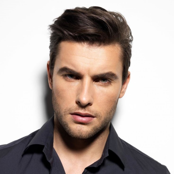 (+120 photos) Coiffures homme pour un visage allongé