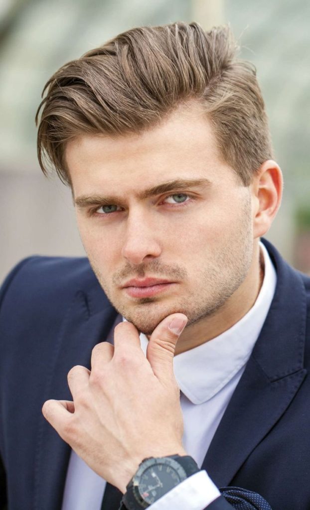 (+150 photos) Coiffures pour hommes pour un visage ovale