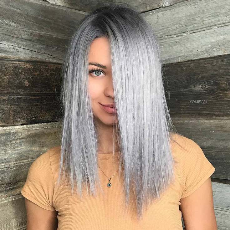 (+180 photos) Nuances de couleur de cheveux cendrée