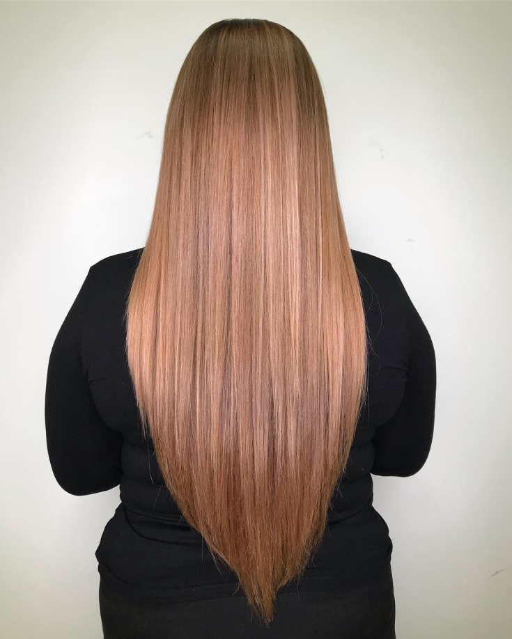 Couleur de cheveux blond cuivré