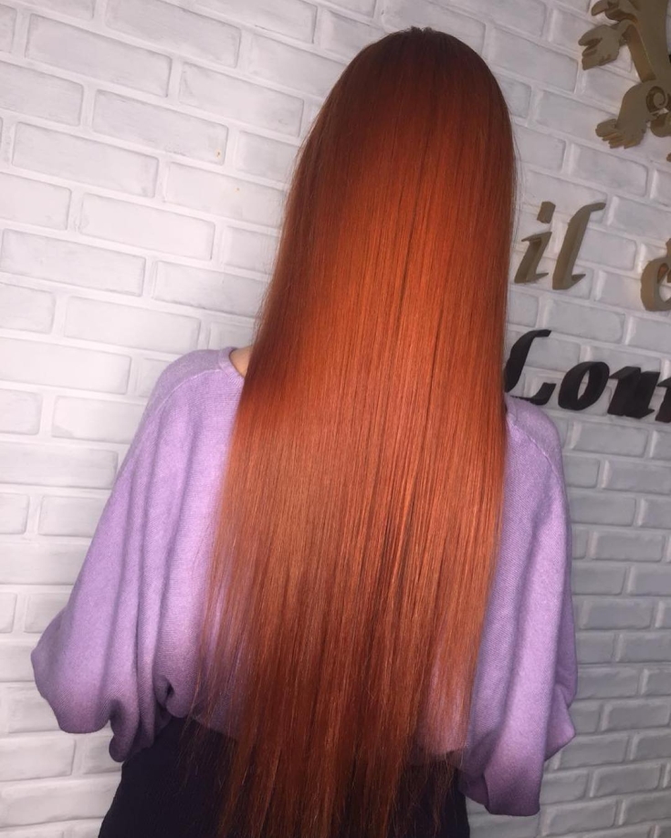 Couleur de cheveux blond cuivré