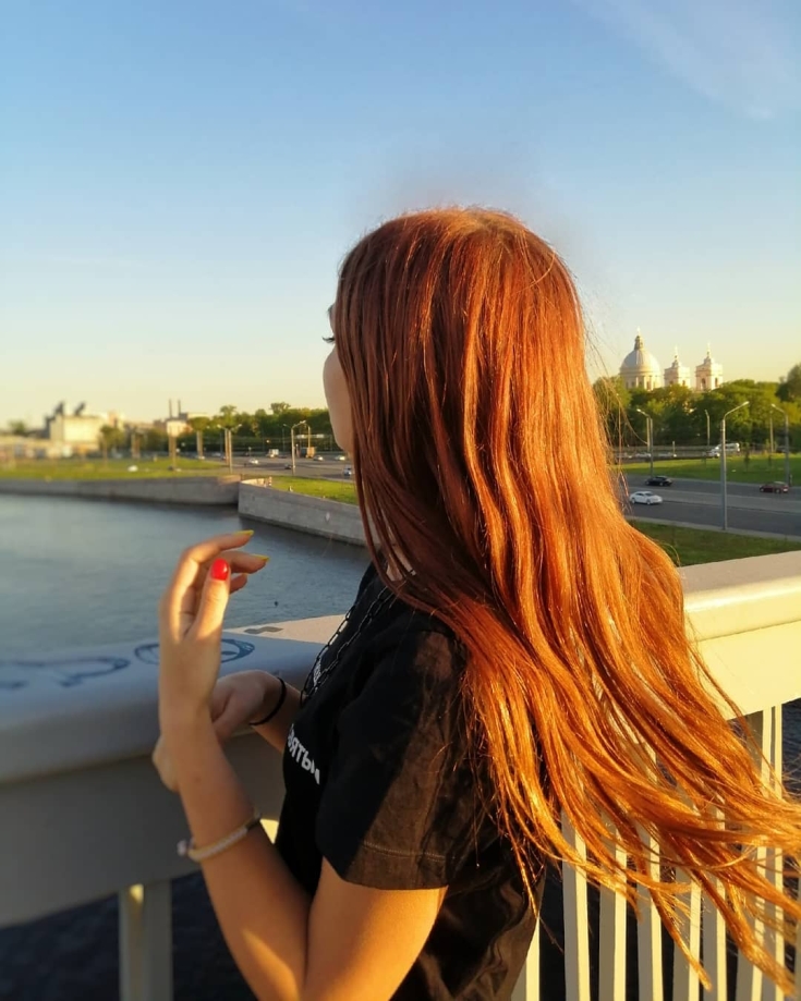 Couleur de cheveux blond cuivré