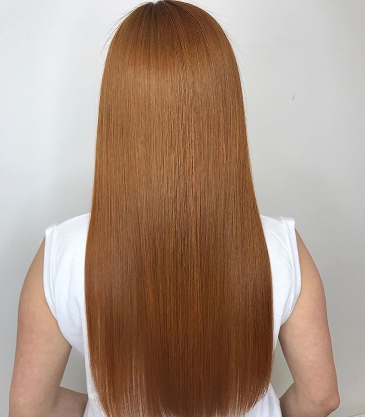 Couleur de cheveux blond cuivré