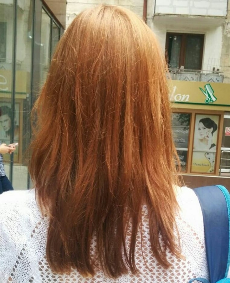 Couleur de cheveux blond cuivré