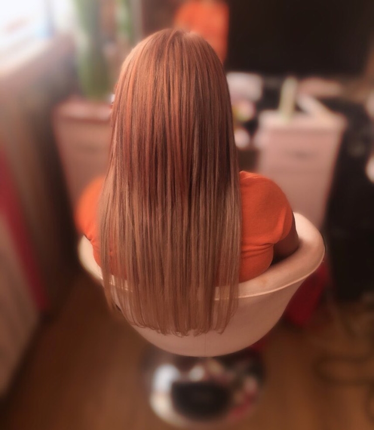 Couleur de cheveux blond cuivré