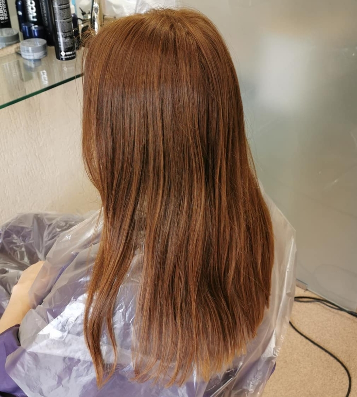 Couleur de cheveux blond cuivré