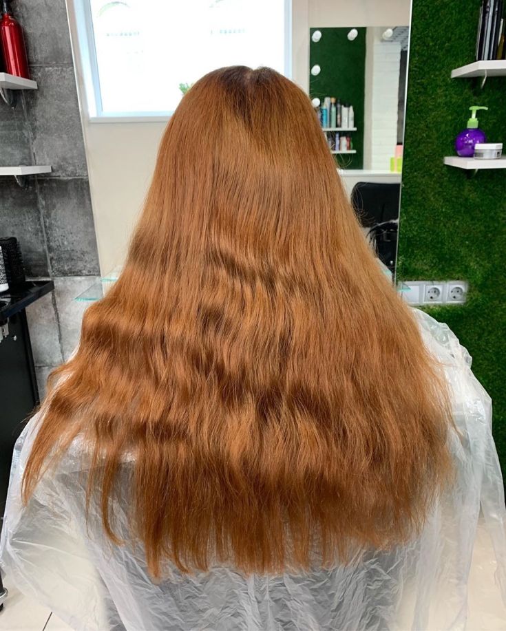 Couleur de cheveux blond cuivré
