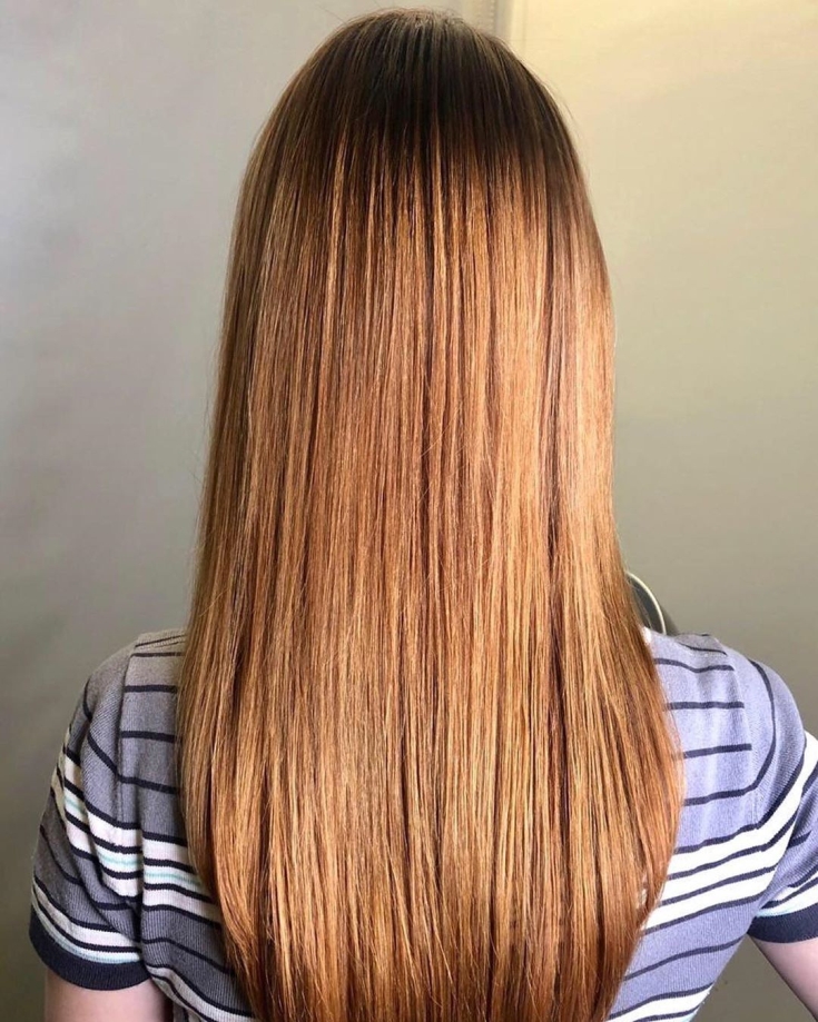 Couleur de cheveux blond cuivré
