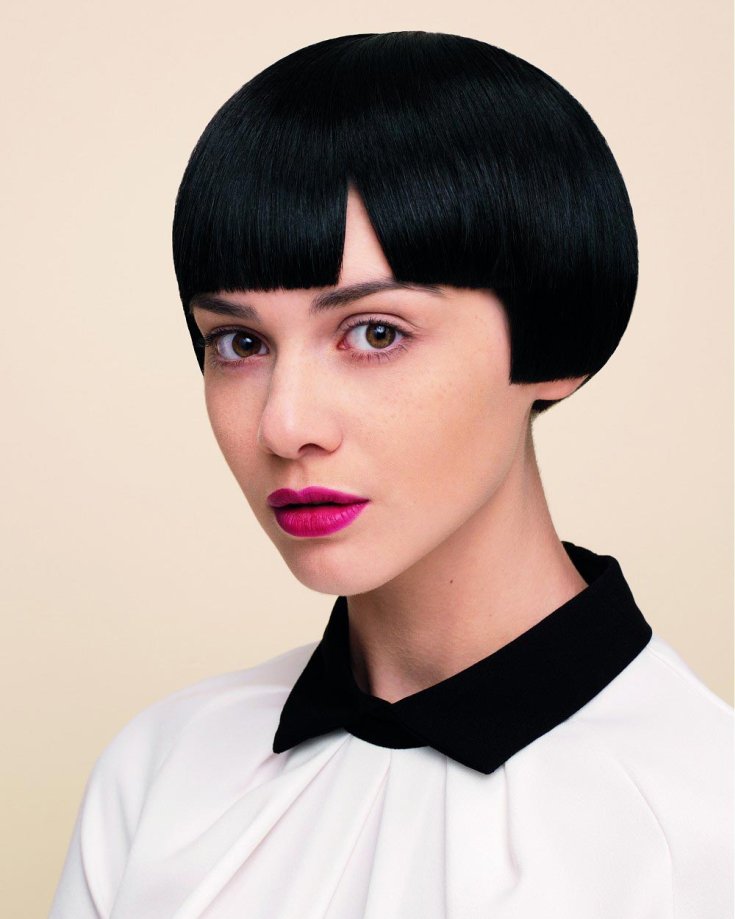 (+180 photos) Coloration cheveux noirs pour cheveux courts