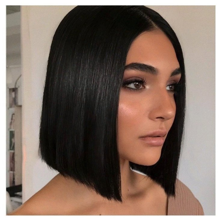 (+180 photos) Coloration cheveux noirs pour cheveux courts