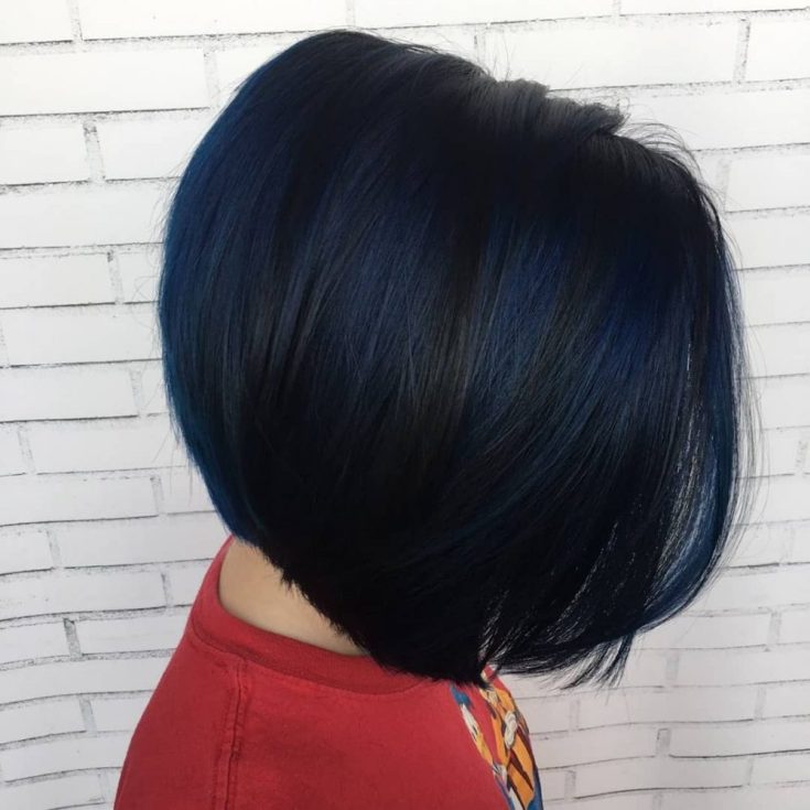 (+180 photos) Coloration cheveux noirs pour cheveux courts