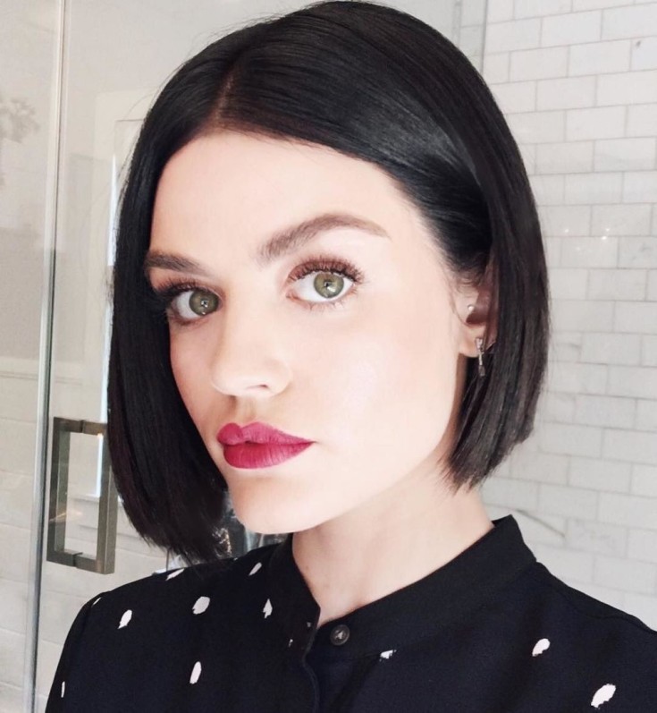 (+180 photos) Coloration cheveux noirs pour cheveux courts