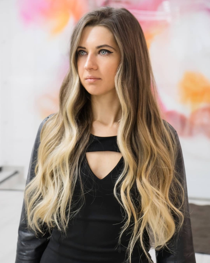 Couleur de cheveux claire pour les yeux bleus