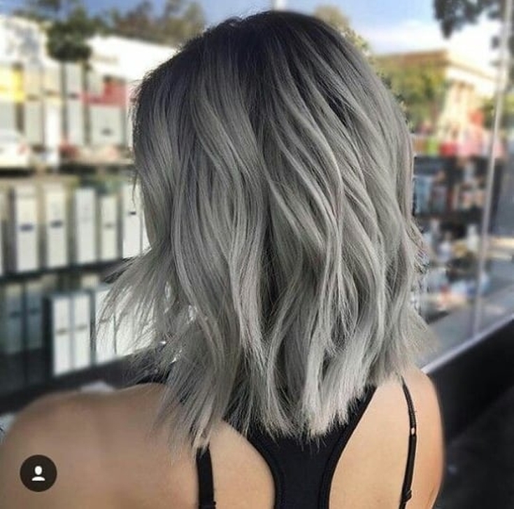 Couleur de cheveux noir cendré