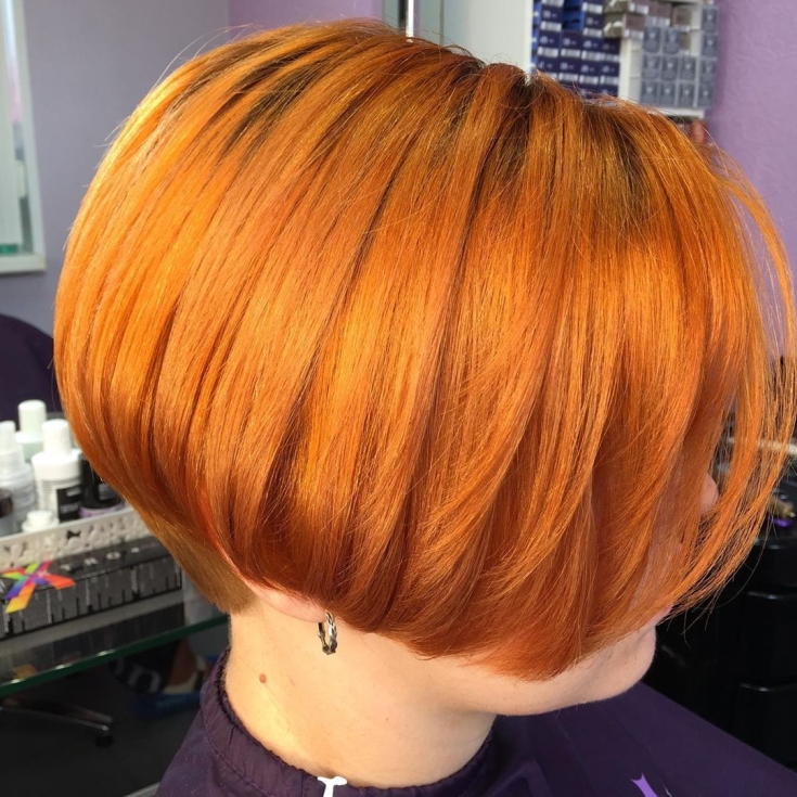 Couleur de cheveux rouge cuivré