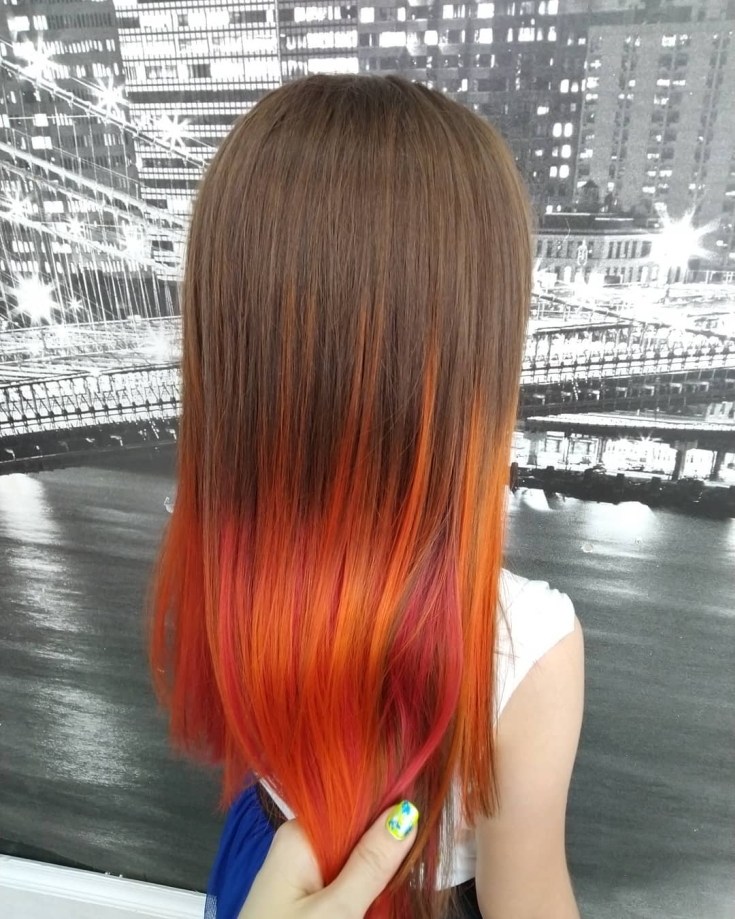 Couleur des cheveux châtain clair
