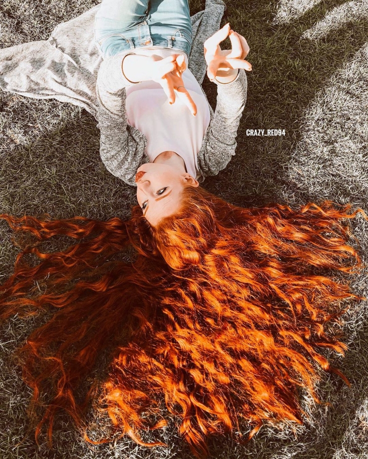 Couleur de cheveux rouge cuivré