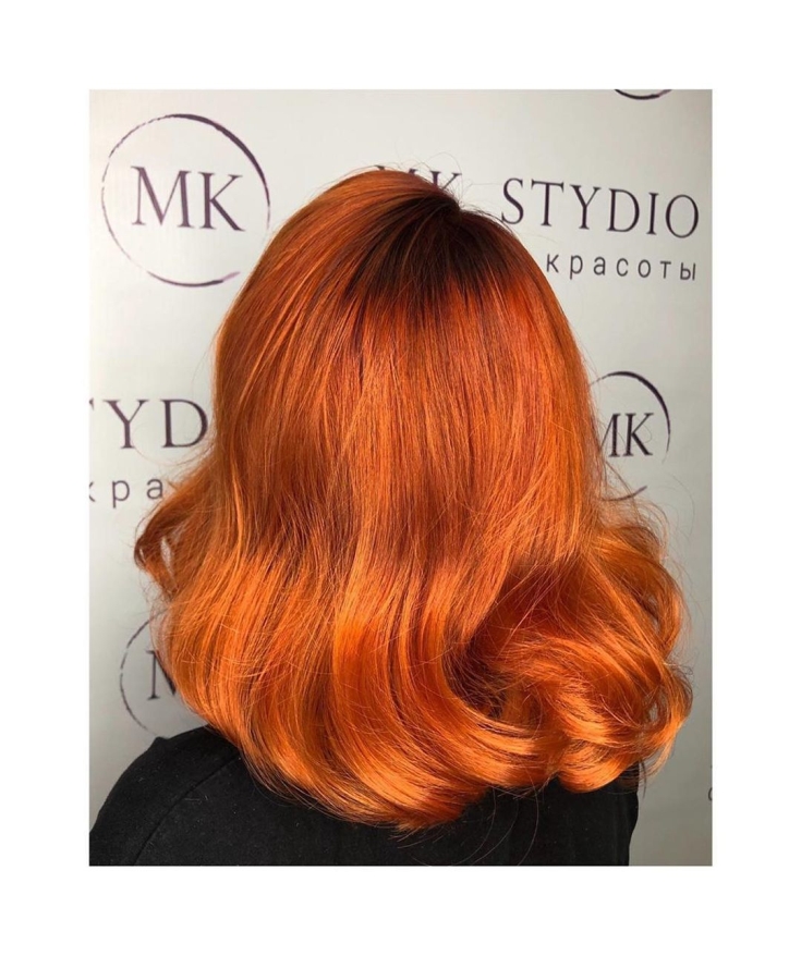 Couleur de cheveux rouge cuivré