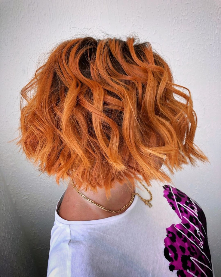 Couleur des cheveux noir et roux