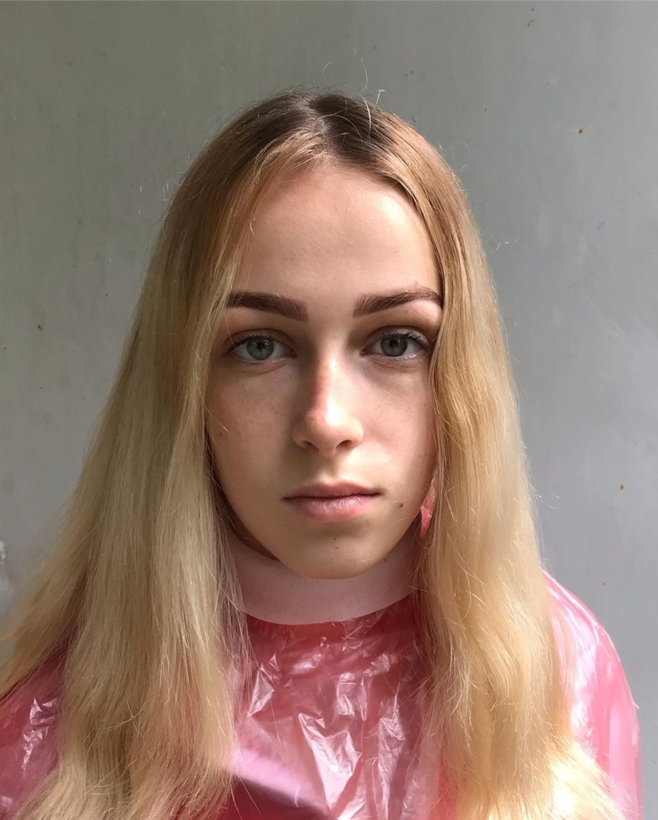 Couleur de cheveux claire pour les yeux verts