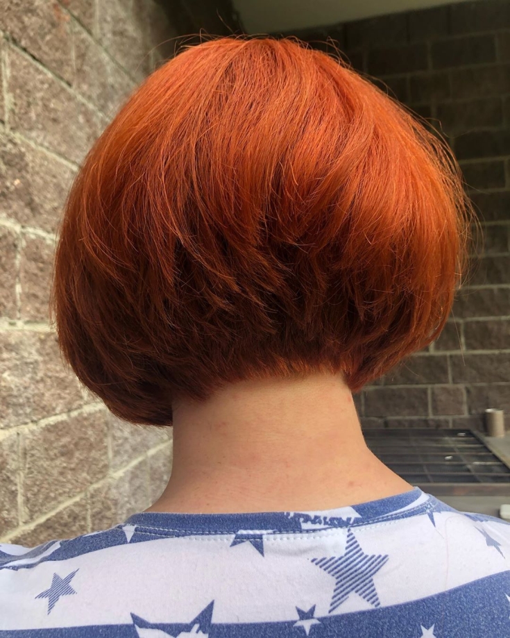 Couleur de cheveux rouge cuivré
