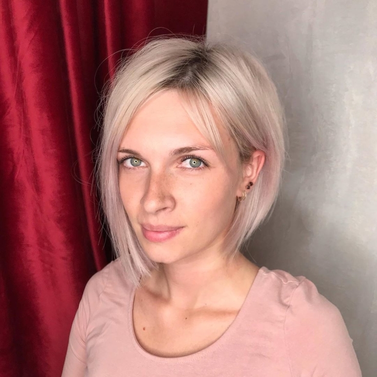 Couleur de cheveux claire pour les yeux verts