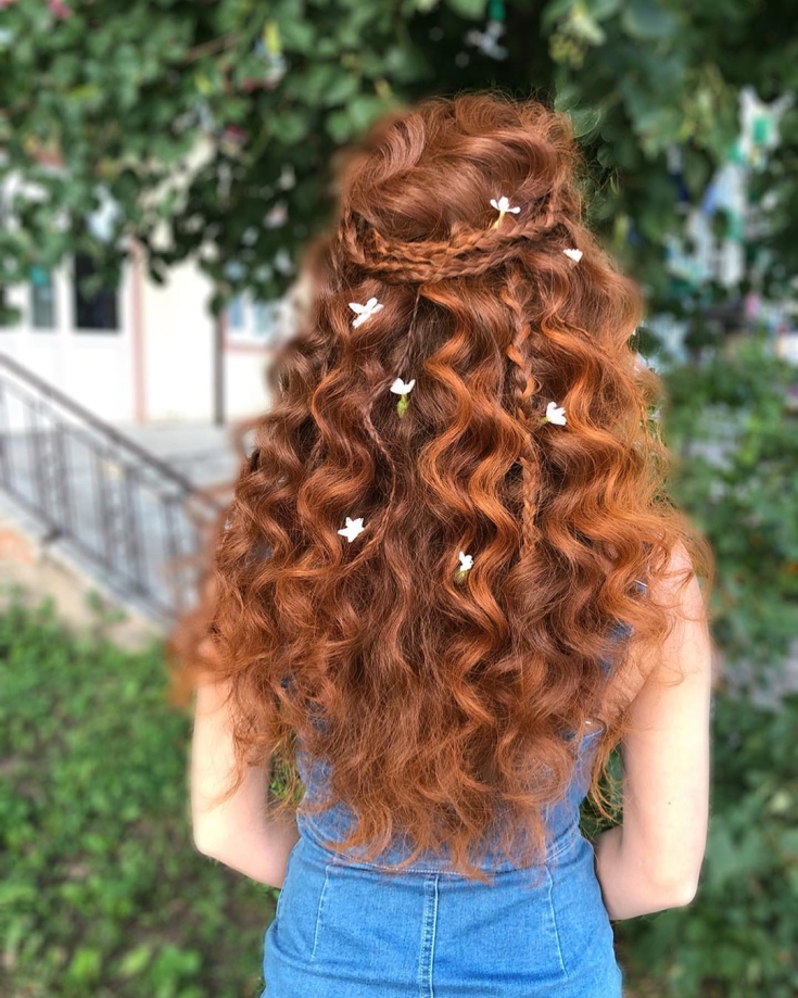 Couleur des cheveux châtain clair