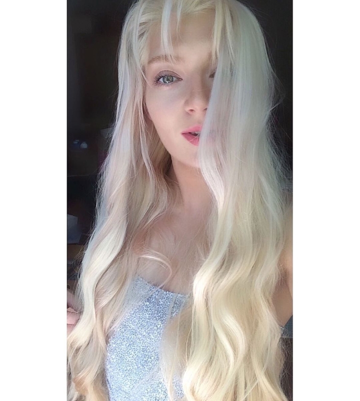 Couleur de cheveux claire pour les yeux verts