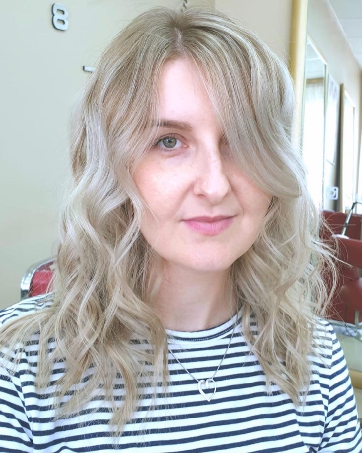 Couleur de cheveux claire pour les yeux verts