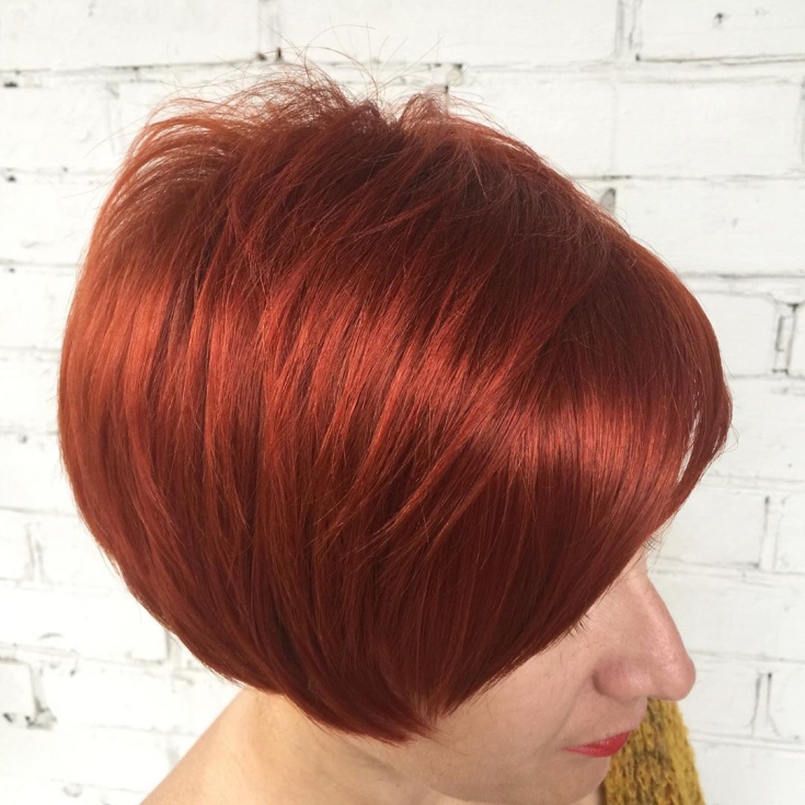 Couleur de cheveux rouge cuivré