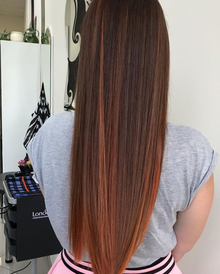 Couleur des cheveux bruns