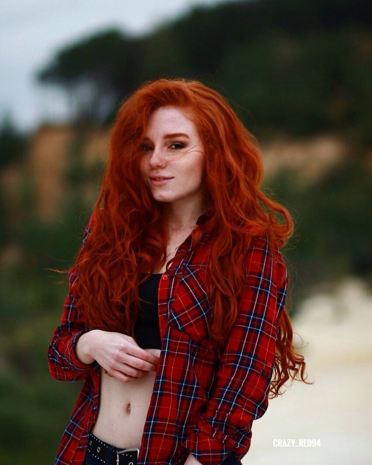 Couleur de cheveux rouge cuivré