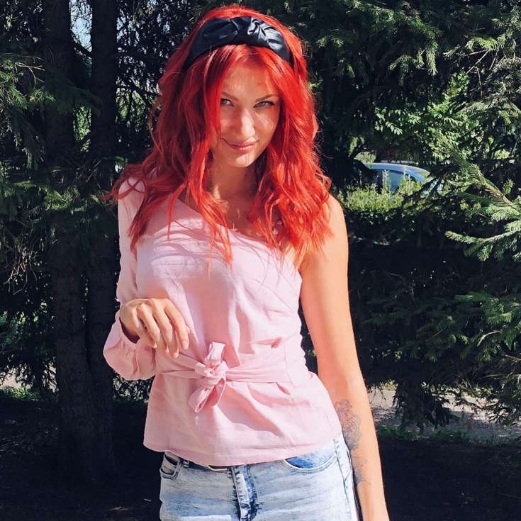Couleur de cheveux rouge cuivré