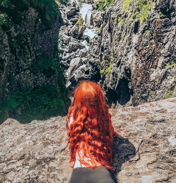 Couleur de cheveux rouge cuivré